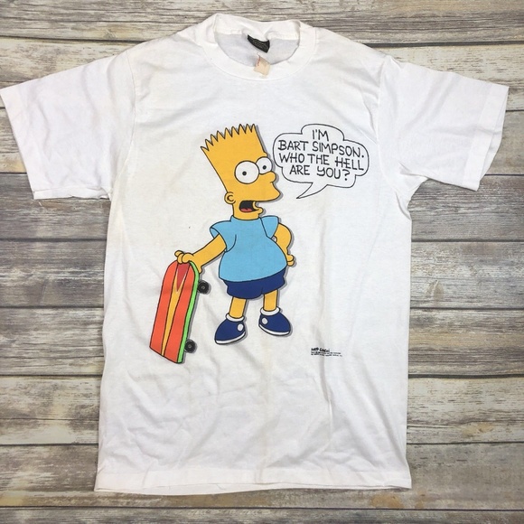 bart simpson shirts 90s